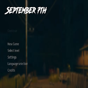 September 7th Horror Game