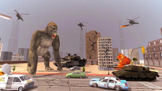 Angry Gorilla City Smasher 3D