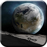 Earth From Moon Live Wallpaper icon