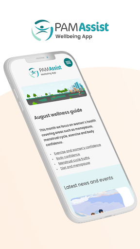 Android application PAM Assist Wellbeing App screenshort