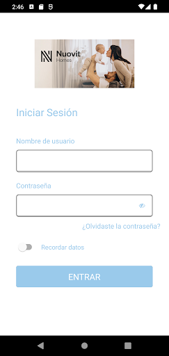 Android application Nuovit Homes Clientes screenshort