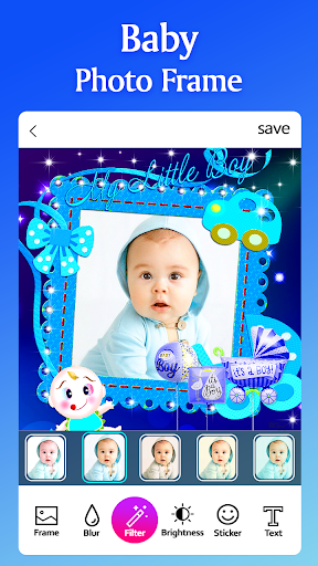 Baby Photo Frame Editor Screen 3