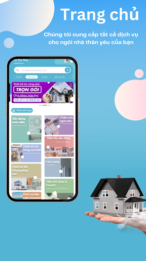 Android application 5 Sao - xây dựng, gọi thợ 5Sao screenshort