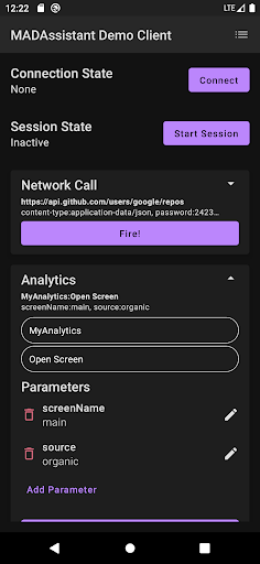 MADAssistant - Demo Screen 3