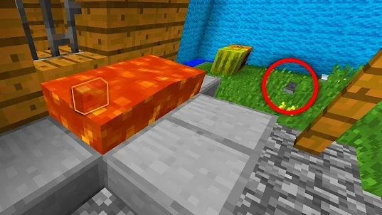 Find Button - maps for MCPE