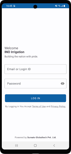 Android application INO Irrigation Assam screenshort