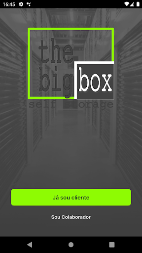 Android application The Big Box - Self Storage screenshort