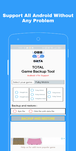 Total Backup Screen 2