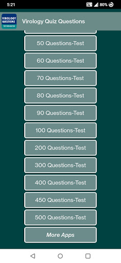 Virology Quiz Screen 2