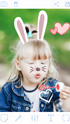 Cute Rabbit Face ウサギの顔のおすすめ画像5