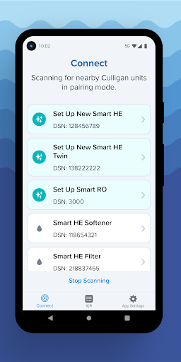 Android application Culligan Service Pro screenshort