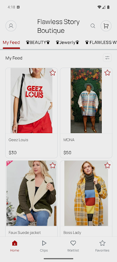 Flawless Story Boutique screenshot 1