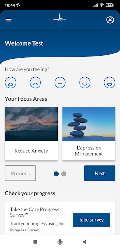 Mindyra MindHealth Navigator Screen 3