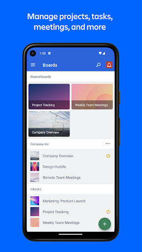 Screenshot of Trello: Manage Team Projects