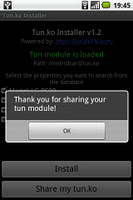 screenshot of TUN.ko Installer
