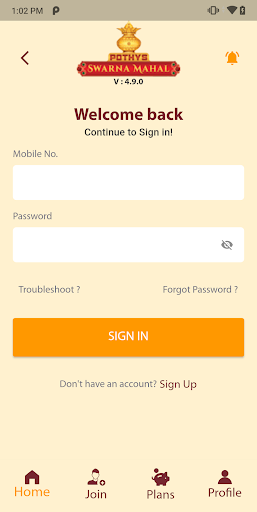 Android application Pothys Swarna Mahal screenshort