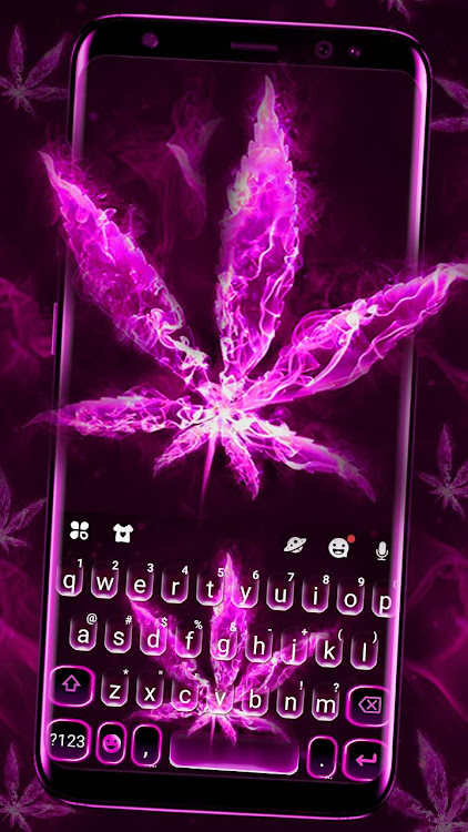 Pink Smokey Weed Keyboard Them - 6.0.1229_10 - (Android)