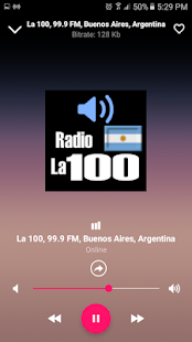 La 100, 99.9 FM, Buenos Aires, Argentina Free 2.0 APK screenshots 6