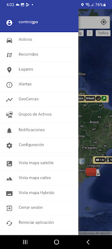 Detektor GPS Screen 3