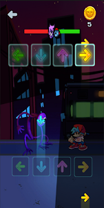 Purple Rainbow Friends FNF Mod