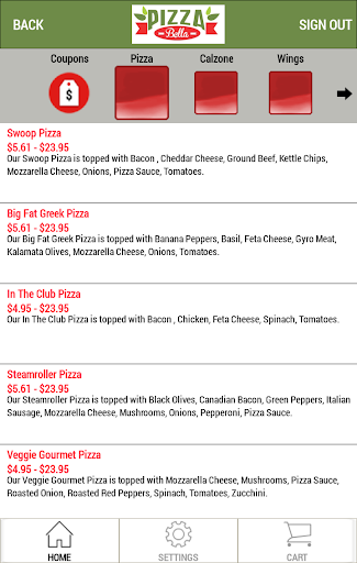 Pizza Bella Emory Screen 3