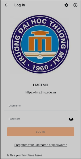 Android application TMU LMS screenshort