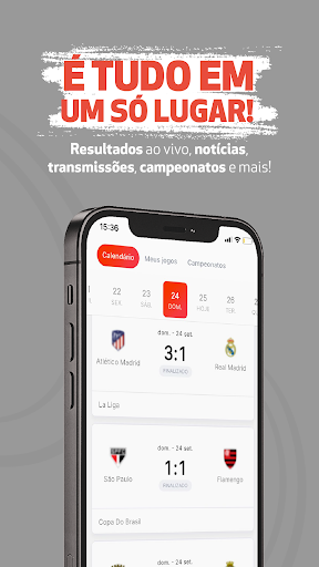 Android application Sr. Torcedor: Tudo de futebol! screenshort