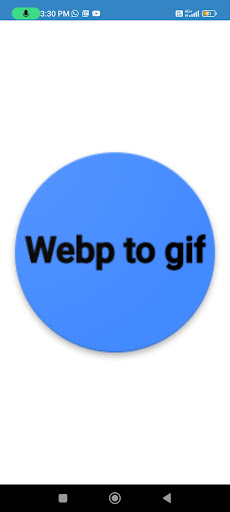 Android application Webp to gif screenshort