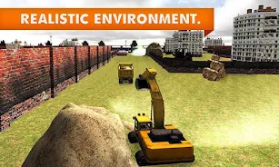 Sand Excavator Truck Simulator Screenshot
