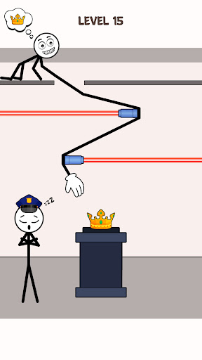 Robber Puzzle Stickman Game screenshot 11