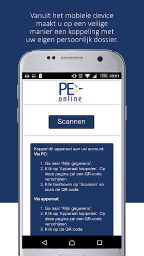 Android application Pro-Q-Kine screenshort