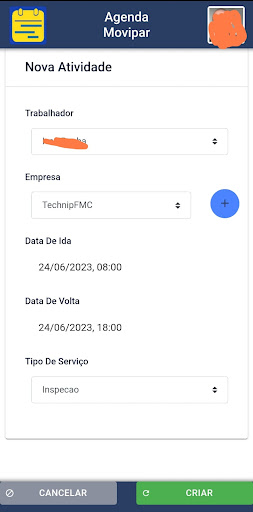 Agenda Movipar HTD Screen 2