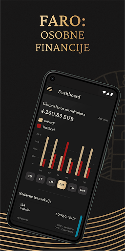 Android application Faro: osobne financije screenshort