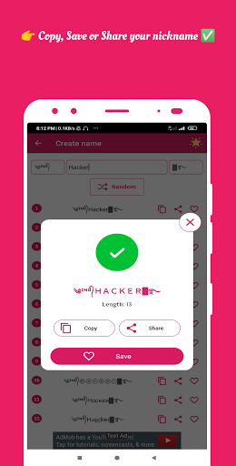 Nickname Finder Name Generator Screen 3