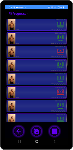 FitProgressor Screen 2