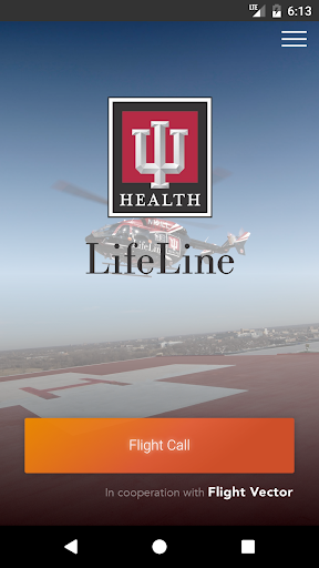 Android application IU Health LifeLine screenshort