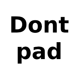 Hình ảnh biểu tượng của Dontpad - NonAuth text sharing