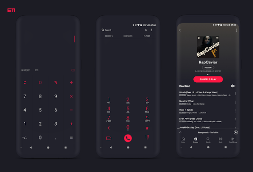 PitchBlack S│Samsung Substratum Theme “Oreo Only” v5.1 (Patched) poster-3