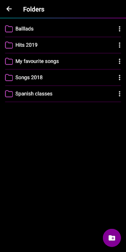 Simple Music Player Screen 2