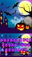 screenshot of Halloween Pumpkin Keyboard Theme