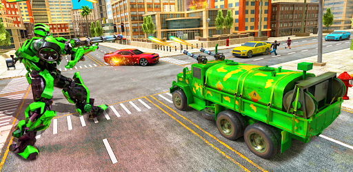 Flying Dragon Transport Truck Transform Robot Game cover