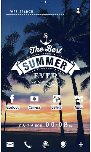 夏の壁紙 ワイキキビーチの夕暮れ By Home By Ateam Entertainment Google Play Japan Searchman App Data Information