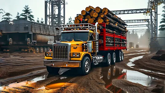 American Cargo Truck Sim Games