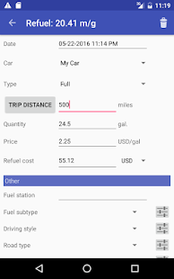 My Cars (Fuel logger++) Varies with device APK screenshots 10