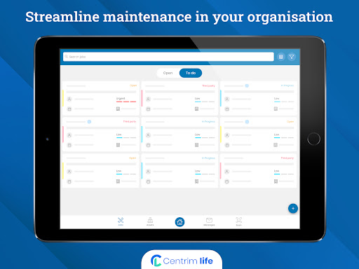 Centrim Life Maintenance Staff Screen 3