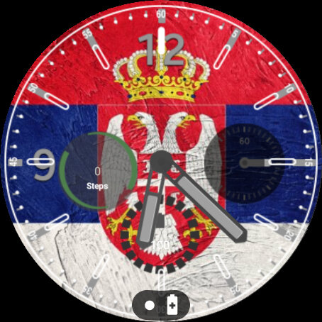 Serbian Flag Watchface - 1.0.0 - (Android)