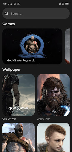 Android application GOW Wallapaers screenshort