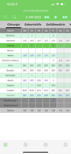 Android application UNI Plan screenshort