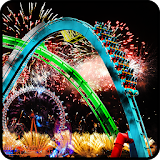 Roller Coaster Ride New Year Simulator icon
