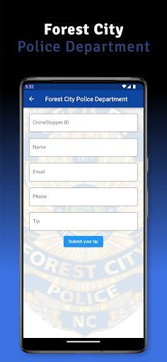 Forest City PD Citizen Connect Screen 3